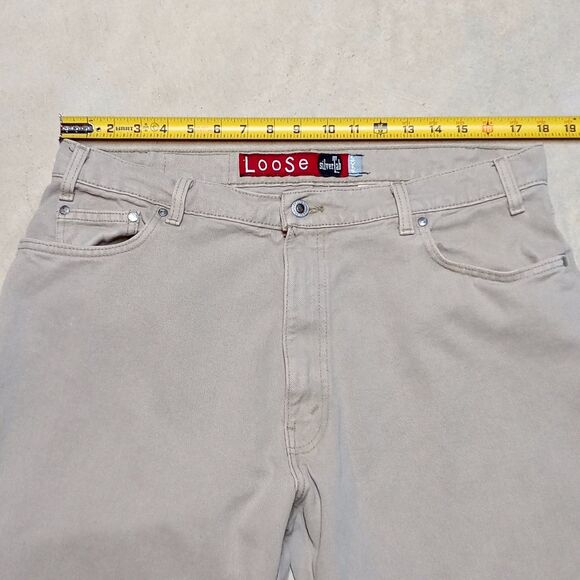 Vintage 90s Levi's Silvertab Made in USA Loose Y2K Jeans Size 38x32 (Fits 36x31) - Picture 11 of 13